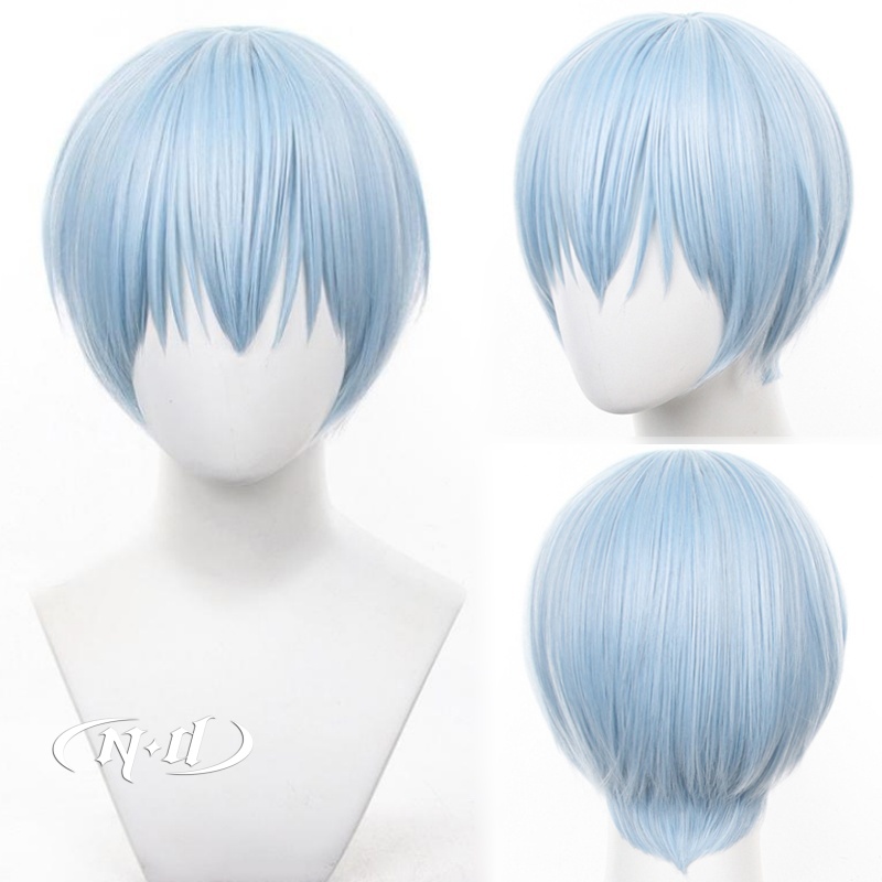 Anime Cosplay Blue Hair - ND ヒンメルコスプレウィッグフリーレンビヨンドジャーニーエンドアニメコスプレ青髪かつらコミコンコーザー耐熱合成