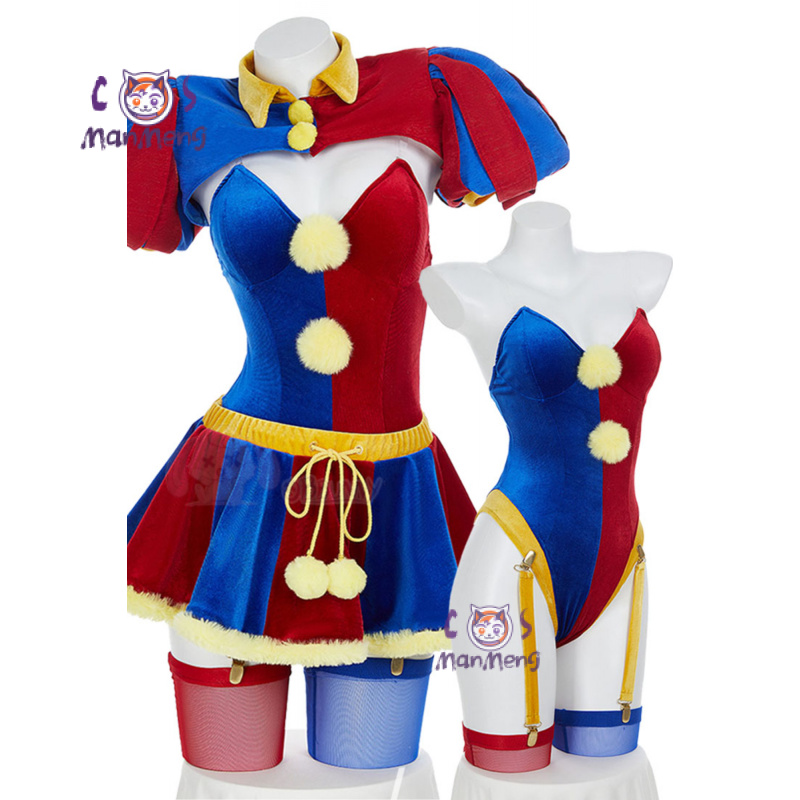 アニメアメージングジョーカーガールデジタルサーカスポムニコス - Anime Cosplay Jumpsuit のレビューと価格
