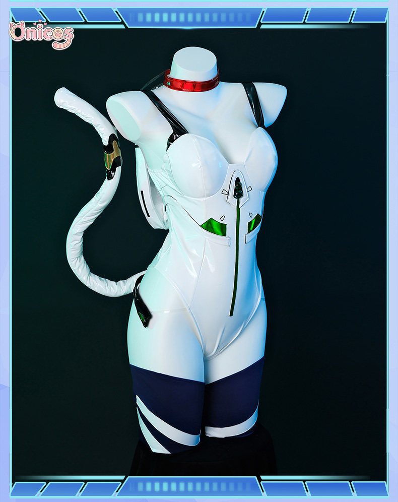 綾波レイ猫耳アニメコスプレ衣装セクシーでスパイシーなガールス - Anime Cosplay Jumpsuit のレビューと価格