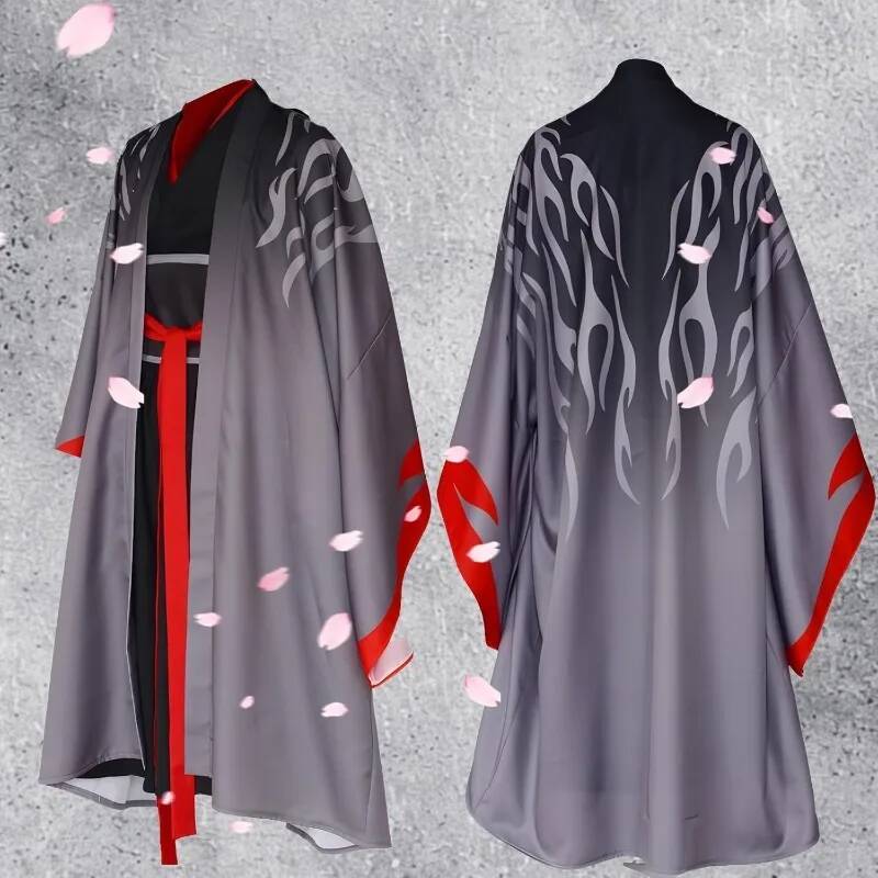 アニメ「魔道祖師」魏無羨コスプレ衣装古代漢服ロングローブスー - Anime Cosplay Ladies のレビューと価格