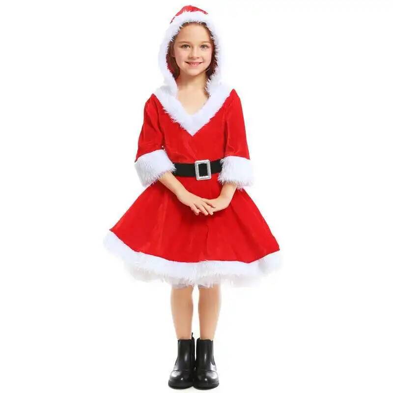 コスプレクリスマス服女性ドレスレッドサンタクロースワンピース - Anime Cosplay Ladies のレビューと価格