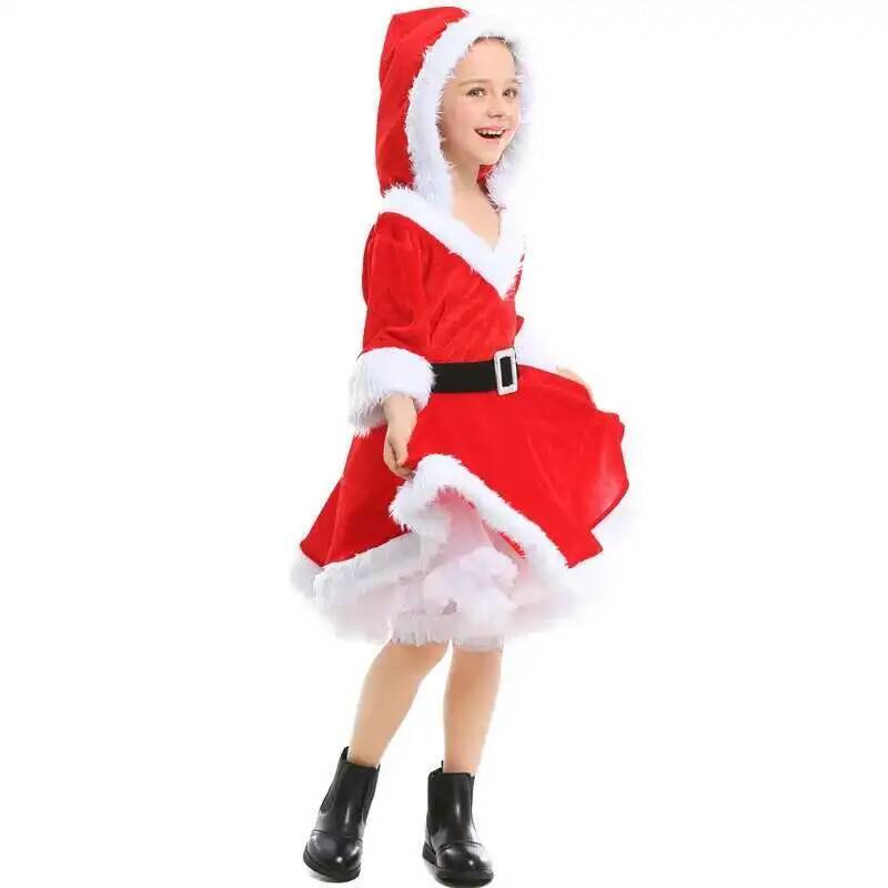 コスプレクリスマス服女性ドレスレッドサンタクロースワンピース - Anime Cosplay Ladies のレビューと価格