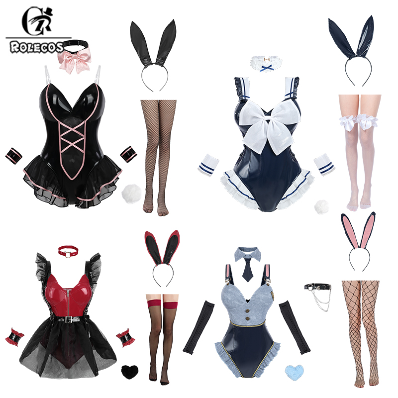 ROLECOS オリジナル バニースーツ コスプレコスチュー - Anime Cosplay Jumpsuit のレビューと価格